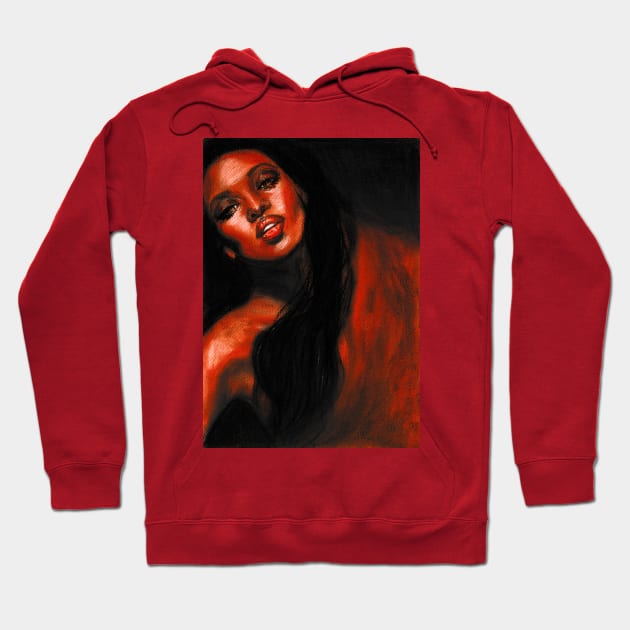 Naomi Campbell Hoodie by Svetlana Pelin